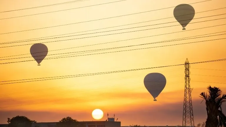 hot air balloon trips in Luxor