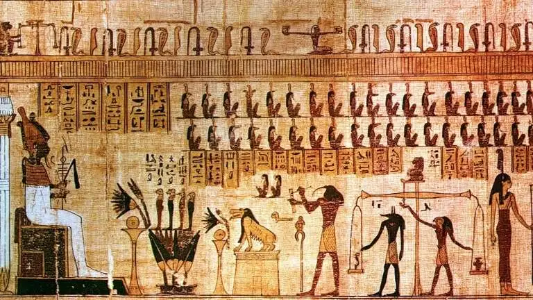 Papyrus Scrolls Souvenir in Luxor
